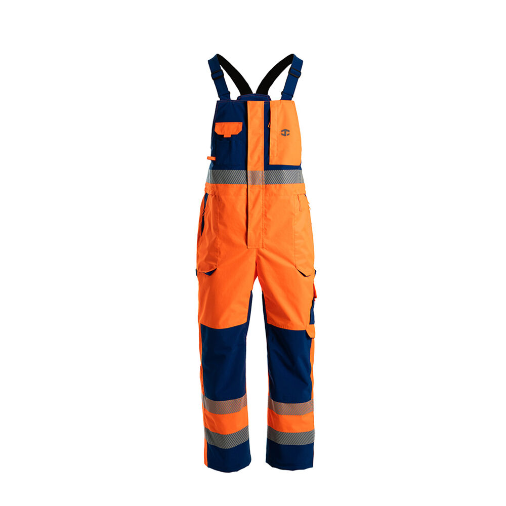 JIADE WorkPro-Serie Herren-Grafen-Warmanzug in fluoreszierendem Orange, Sicherheitsbekleidungsset mit hoher Reflexion