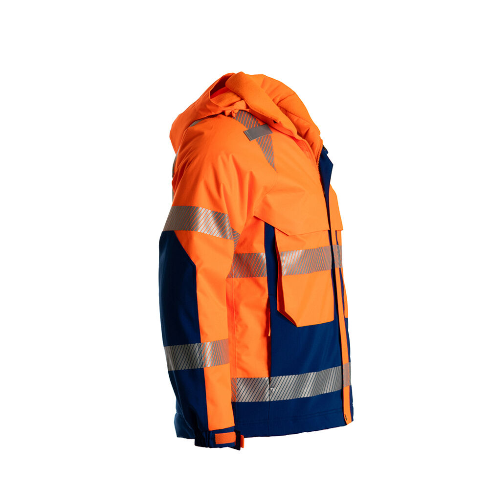 JIADE WorkPro-Serie Herren-Grafen-Warmanzug in fluoreszierendem Orange, Sicherheitsbekleidungsset mit hoher Reflexion