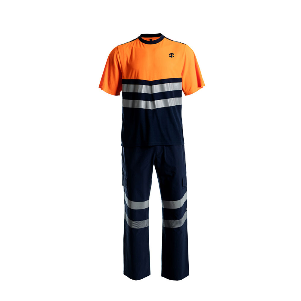 JIADE WorkPro-Serie Herren-Sicherheits-T-Shirt mit hoher Sichtbarkeit