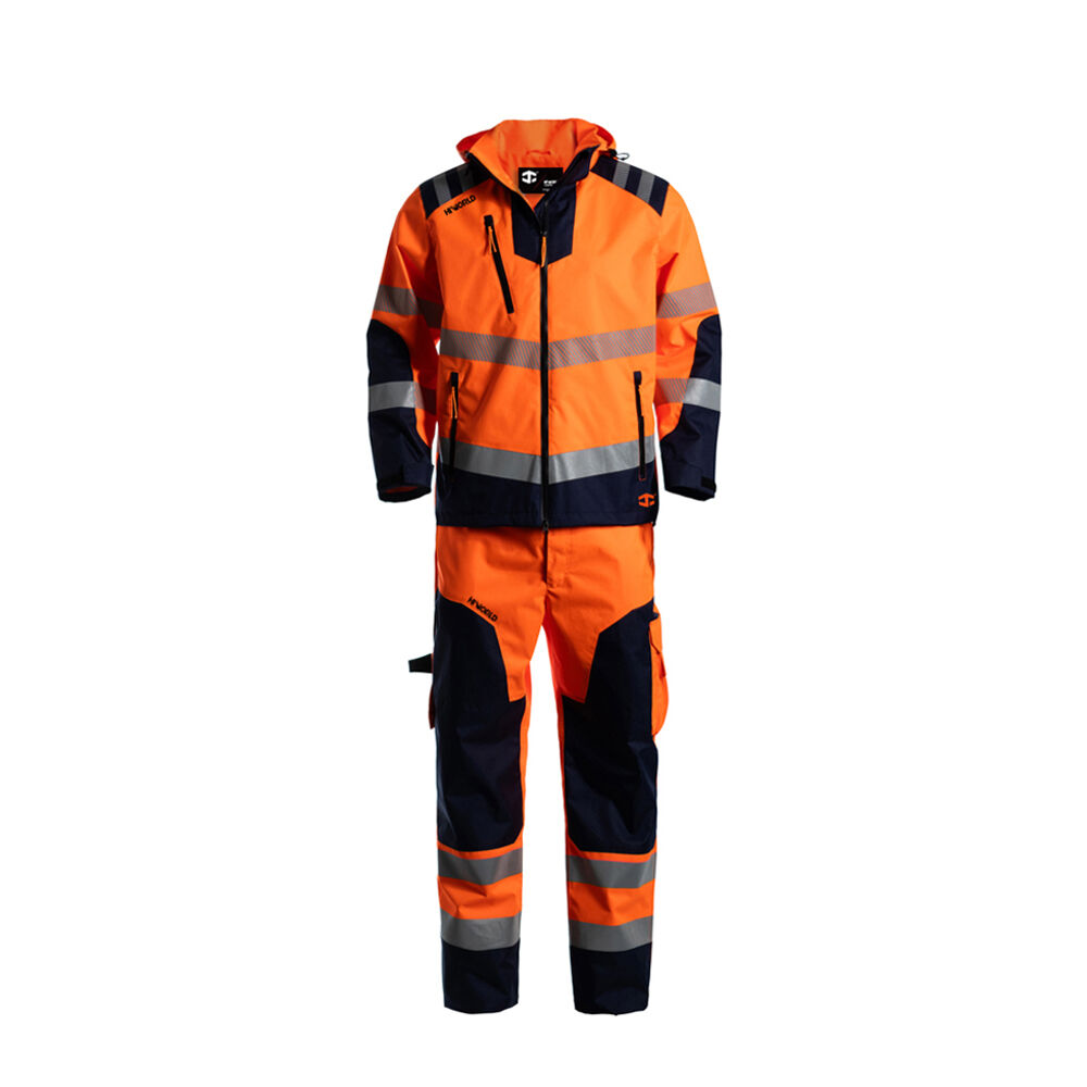 JIADE WorkPro-Serie Herren-Sicherheitsjacken mit hoher Sichtbarkeit aus Softshell-Material – wasserdichte, reflektierende Jacke