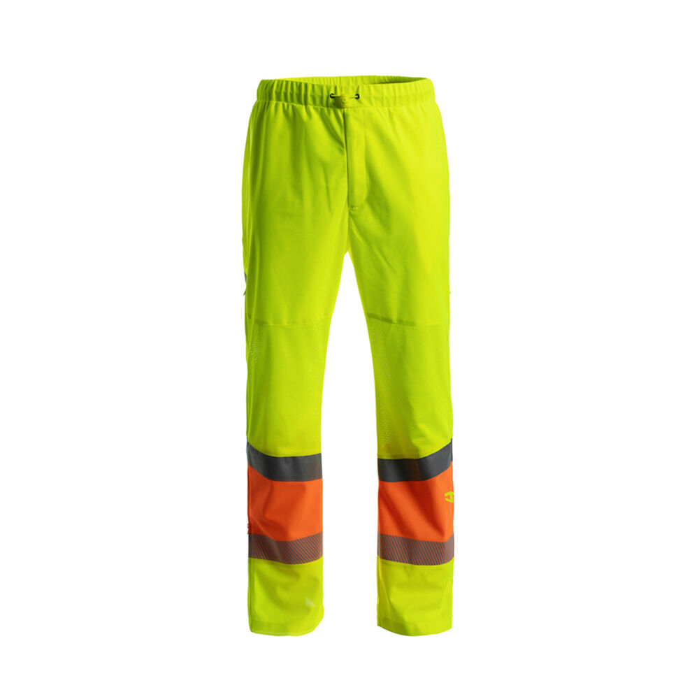 JIADE WorkPro-Serie Herren-Hochsichtbarkeits-Jacke aus Tricot-Mesh und -Hose für die Taille