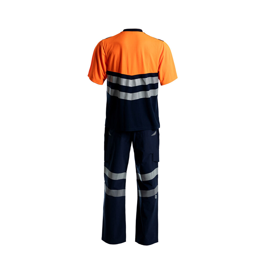 JIADE WorkPro-Serie Herren-Sicherheits-T-Shirt mit hoher Sichtbarkeit