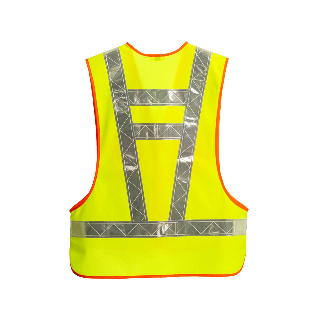 JIADE WorkPro-Serie leichte Sicherheitsweste in fluoreszierendem Gelb
