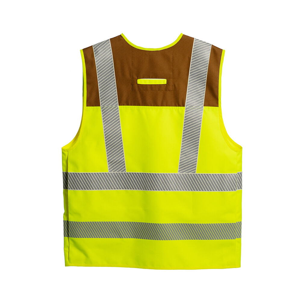 JIADE WorkPro-Serie Herren-Sicherheitsweste mit hoher Sichtbarkeit und multifunktionalem Taschendesign