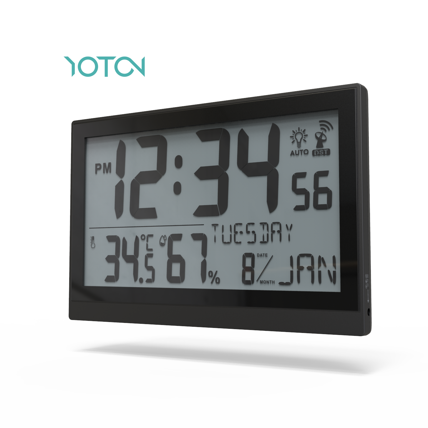 RC Alarm Clock s temperaturom i vlažnošću RC Alarm Clock s temperaturom RC Wall Clock s temperaturom