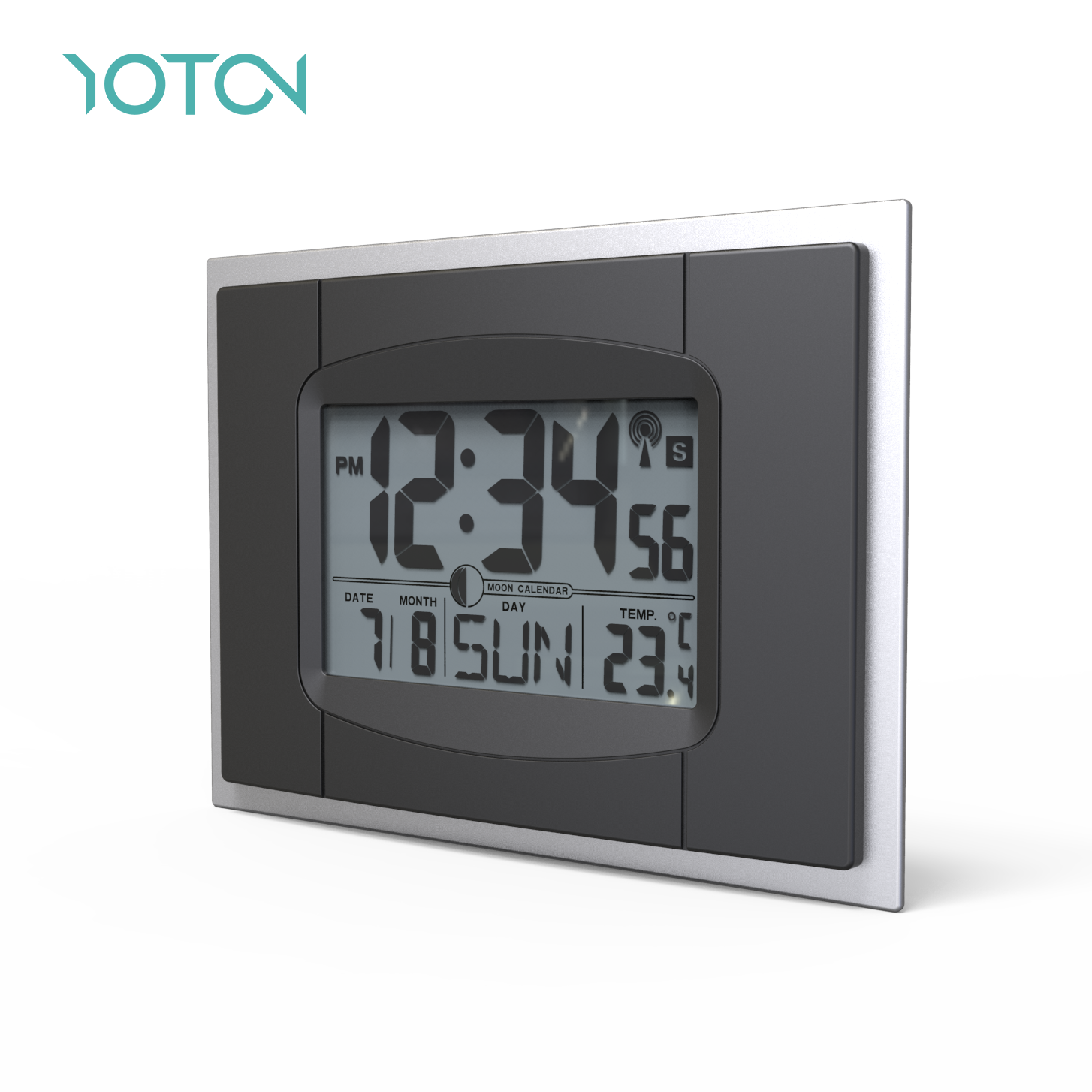Novi dizajn digitalnog sata RCC sat sa temperaturom Multifunkcionalni stolni sat