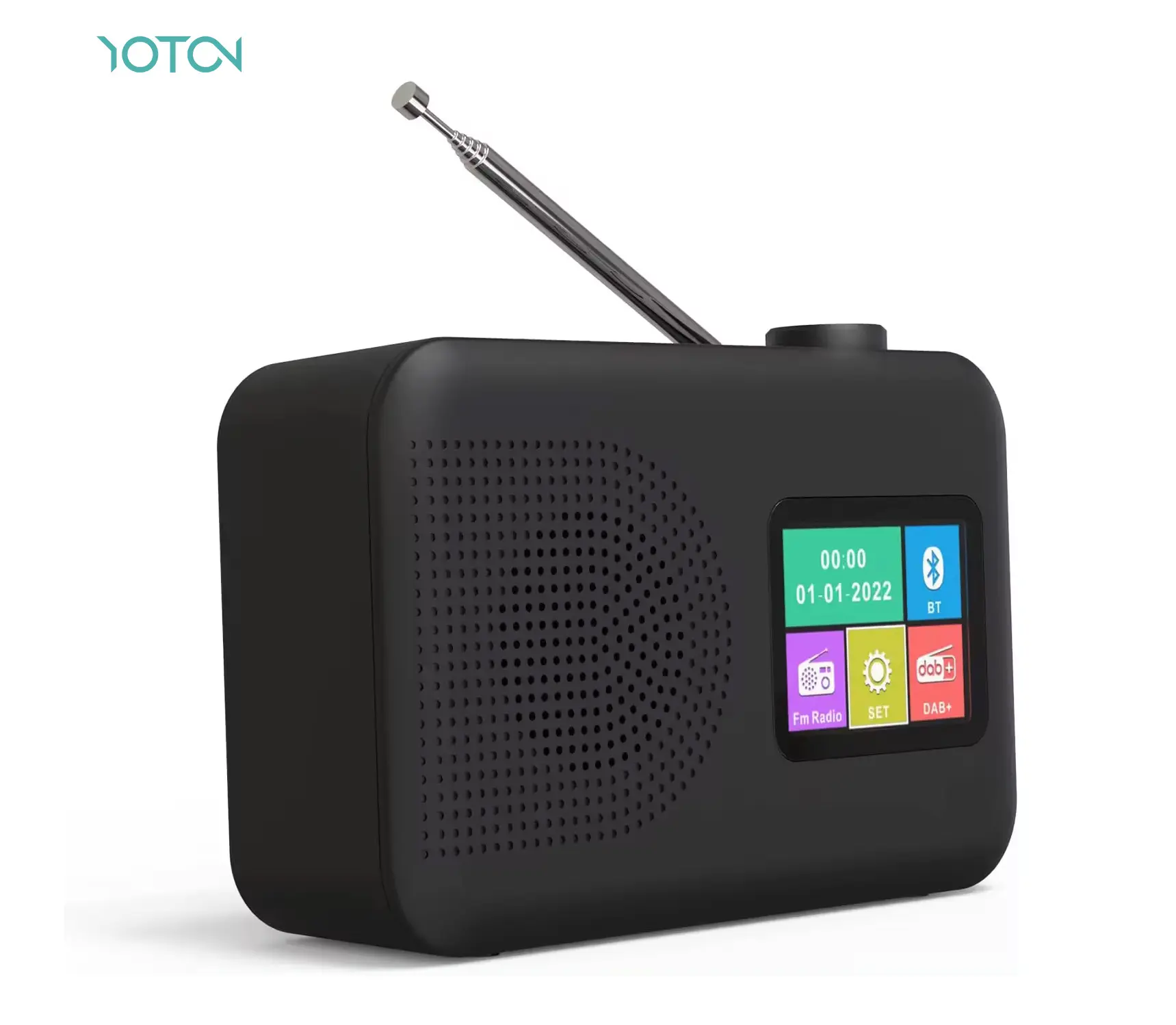 DAB/DAB+ i FM Radio 2.4 inča TFT Display 10 Stanica Memorija Prenosni DAB+ Radio sa Bluetooth 5.0