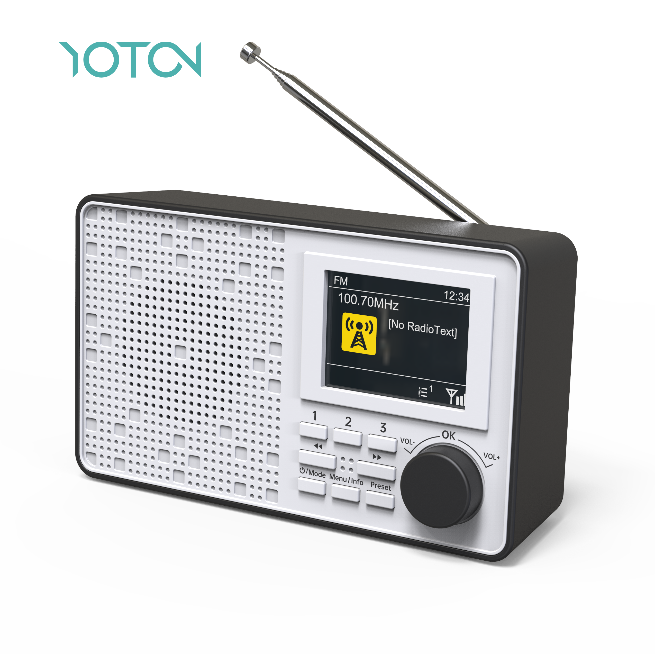 Na gubitku AM / FM Digitalni DAB Radio Prenosni Alarm Clock DAB+ Radio s TFT Displejem u boji