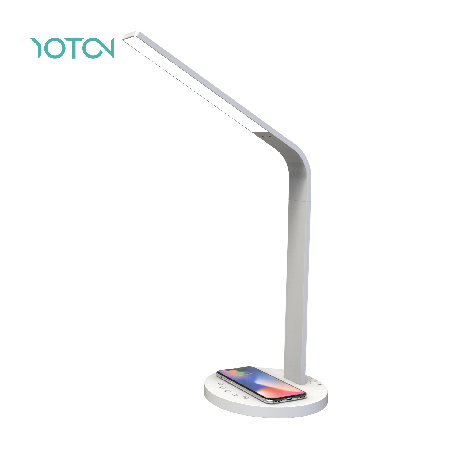 LED sklopne tipke za dodir stolna lampa brza 5W / 10W bežični punjač USB punjačka luka
