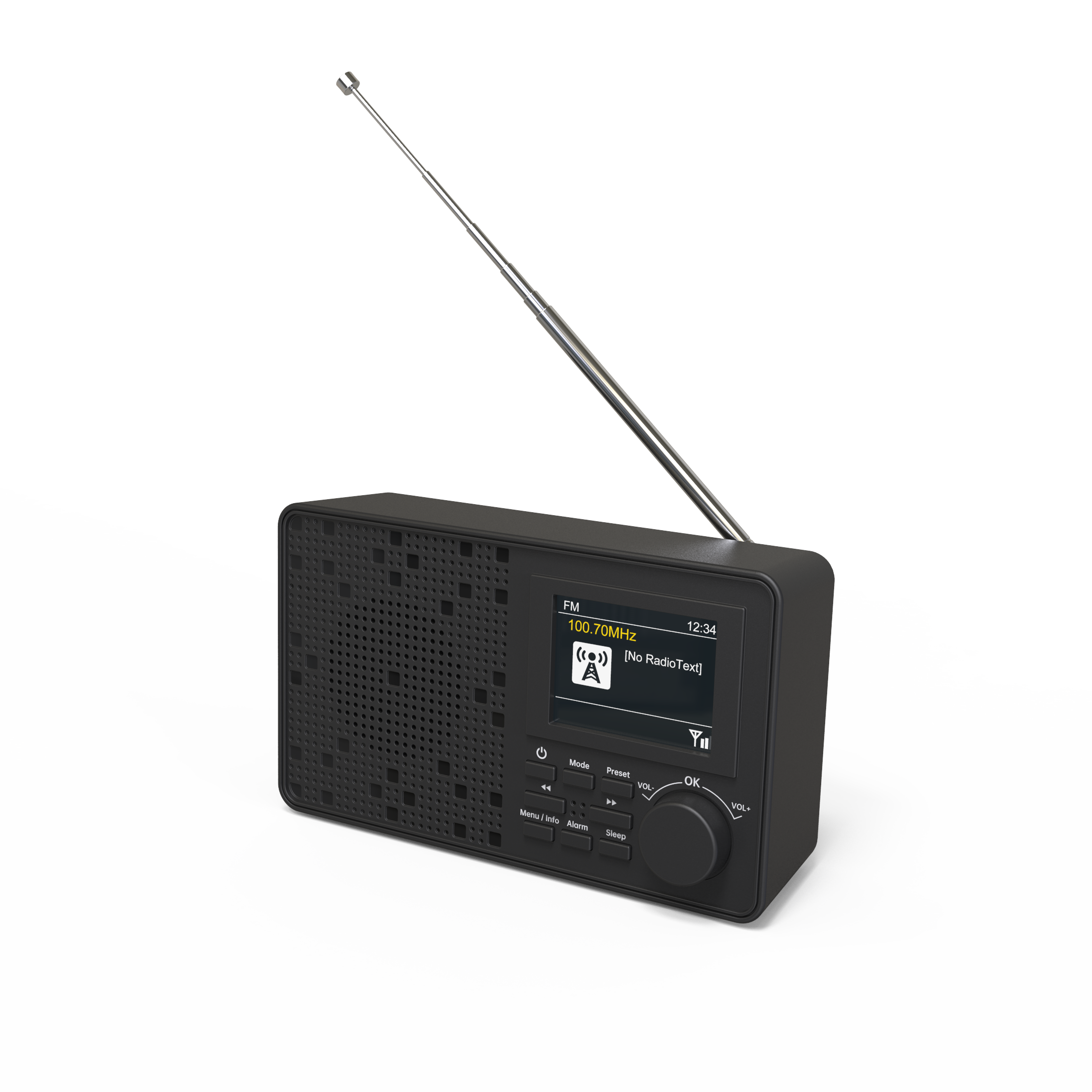 Digitalni kućni radio visoke osjetljivosti s stereo zvučnicima digitalni sat Novi stol DAB/DAB+ FM pametni radio