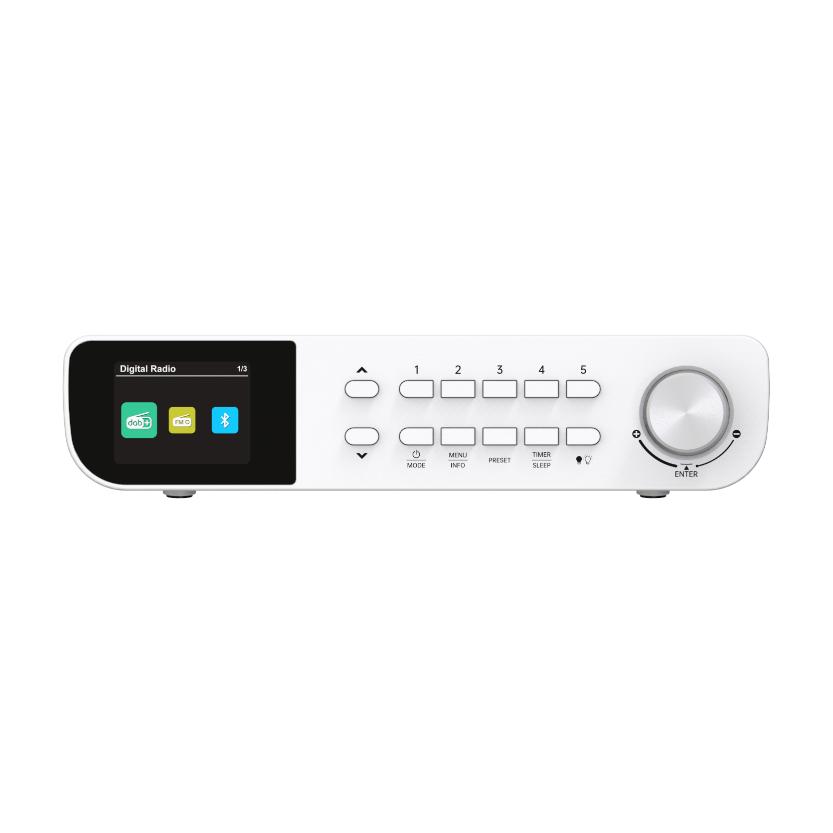 AM / FM Digitalni DAB Radio Pod-montirani Alarm Clock DAB+ Radio za kuhinju Dom radio