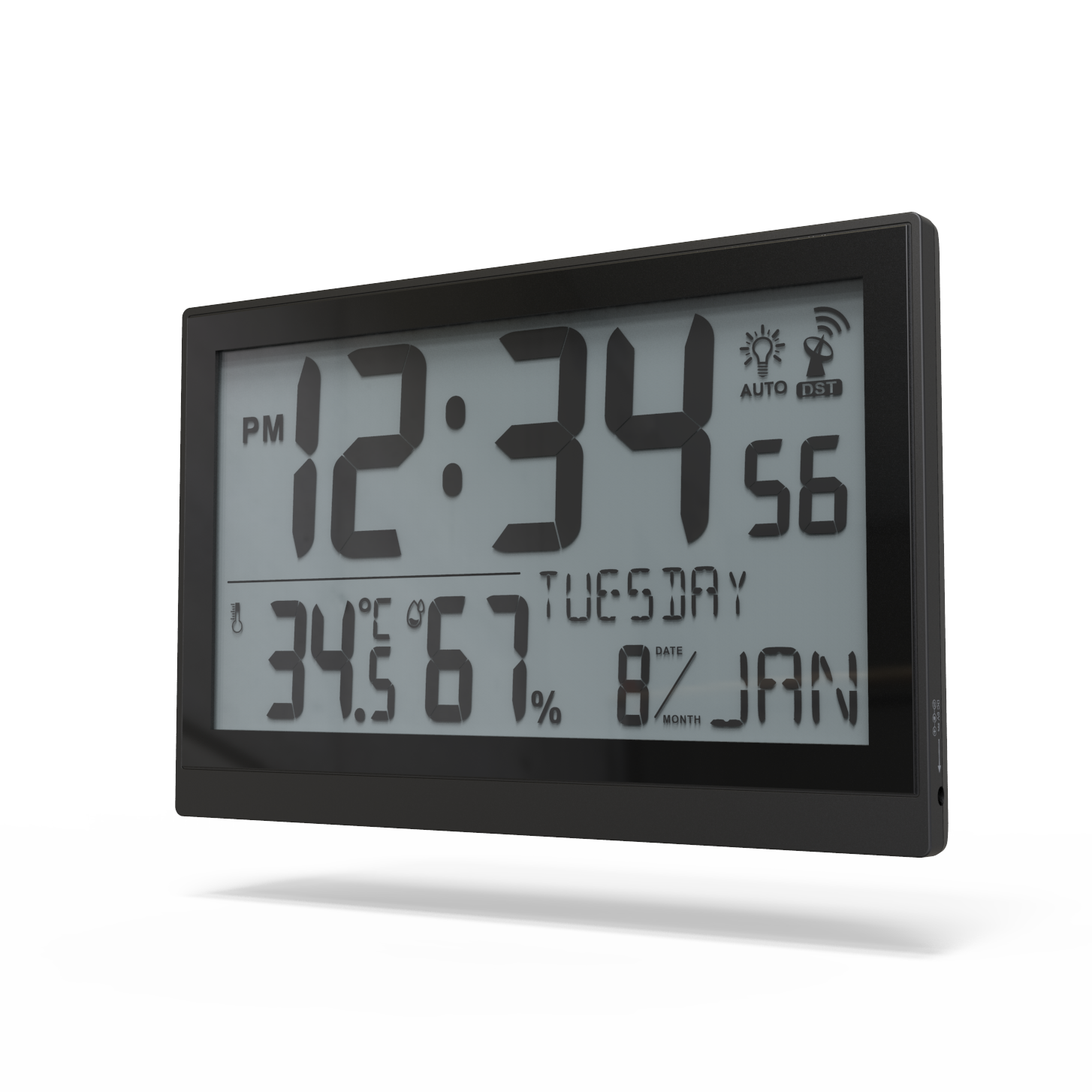 RC Alarm Clock s temperaturom i vlažnošću RC Alarm Clock s temperaturom RC Wall Clock s temperaturom