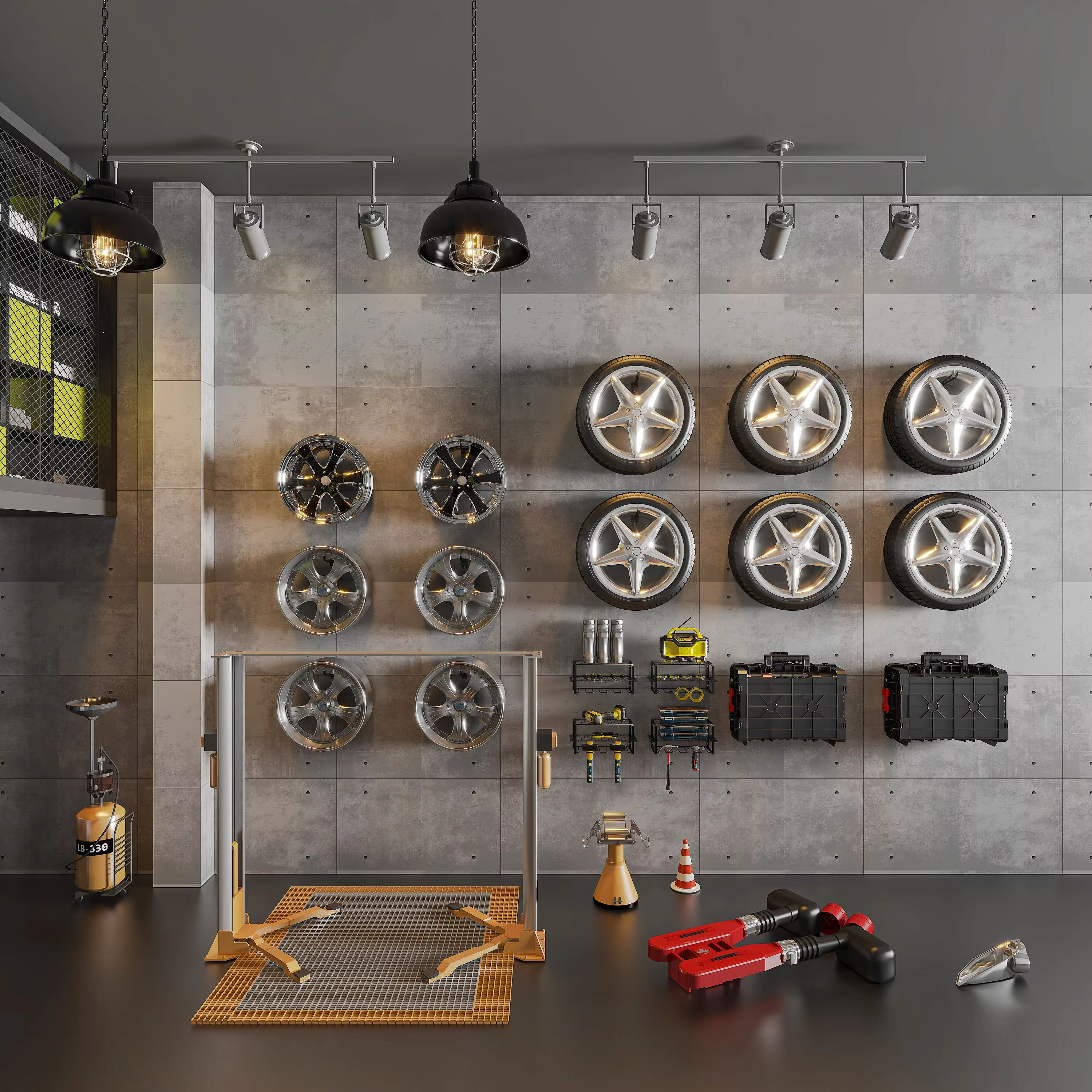 Durable Metal Wall Hook Heavy Duty Rustproof Hanger Organizer Wheels Hooks Storage for Garage manufacture