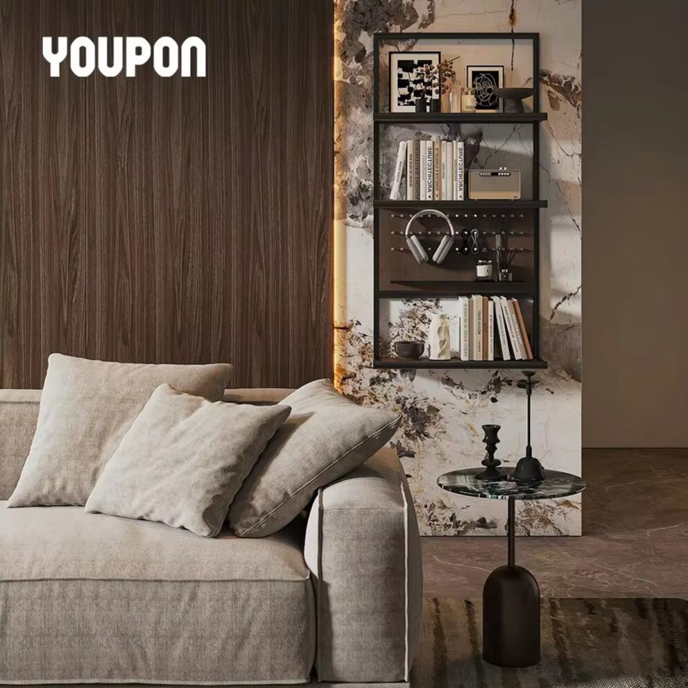 Popular Simple Modern Indoor Storage Rack Display Shelf Living Room Wall Mounted Storage Shelf