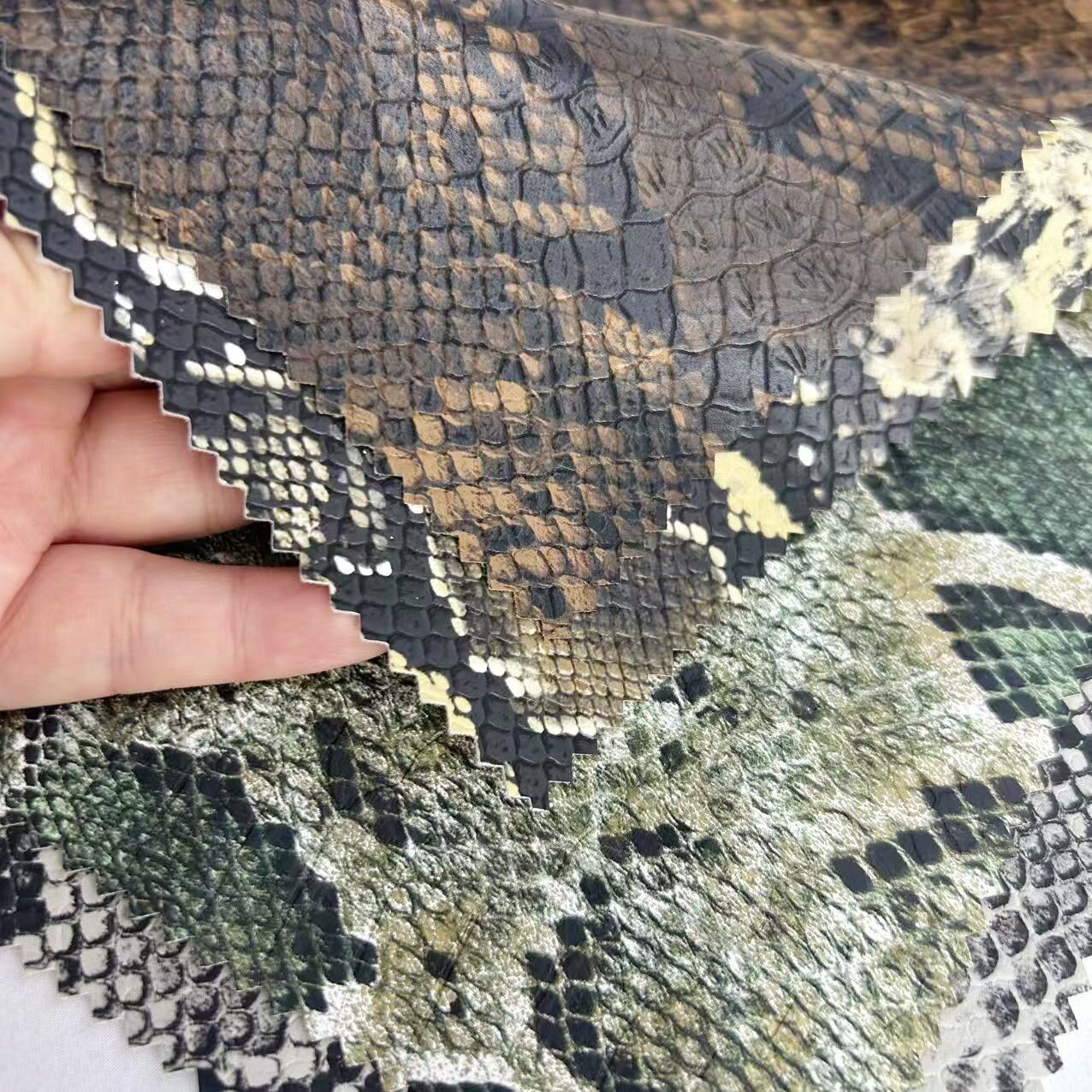 Unmatched Quality of Snake Embossed Leather