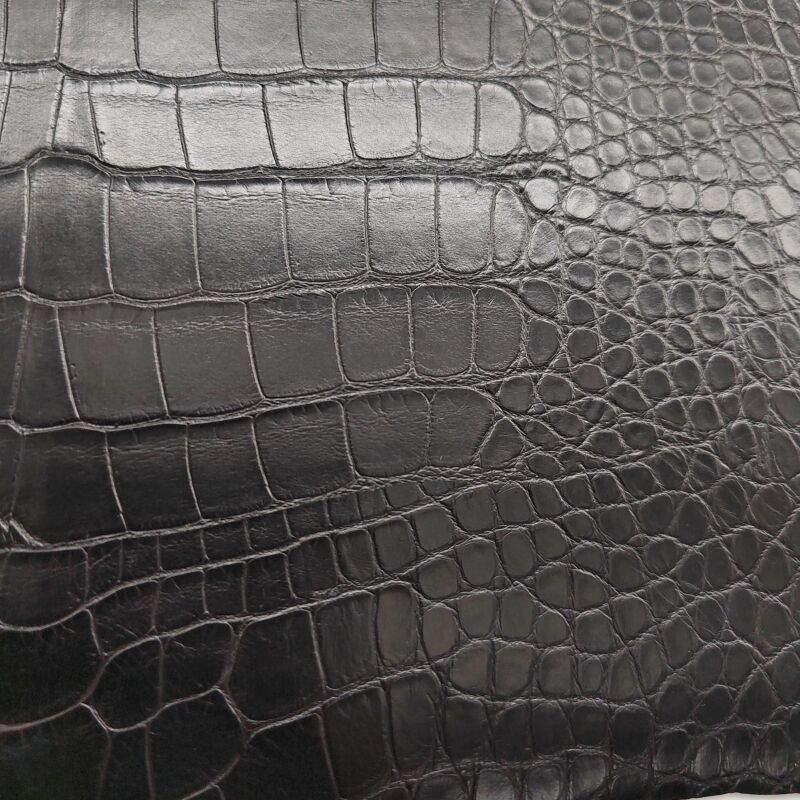 DMF Free Popularni Embossed Design PU Umjetni Stretch Sintetički Vinyl Krokodilska Koža Koža Tkanina Custom Faux Koža