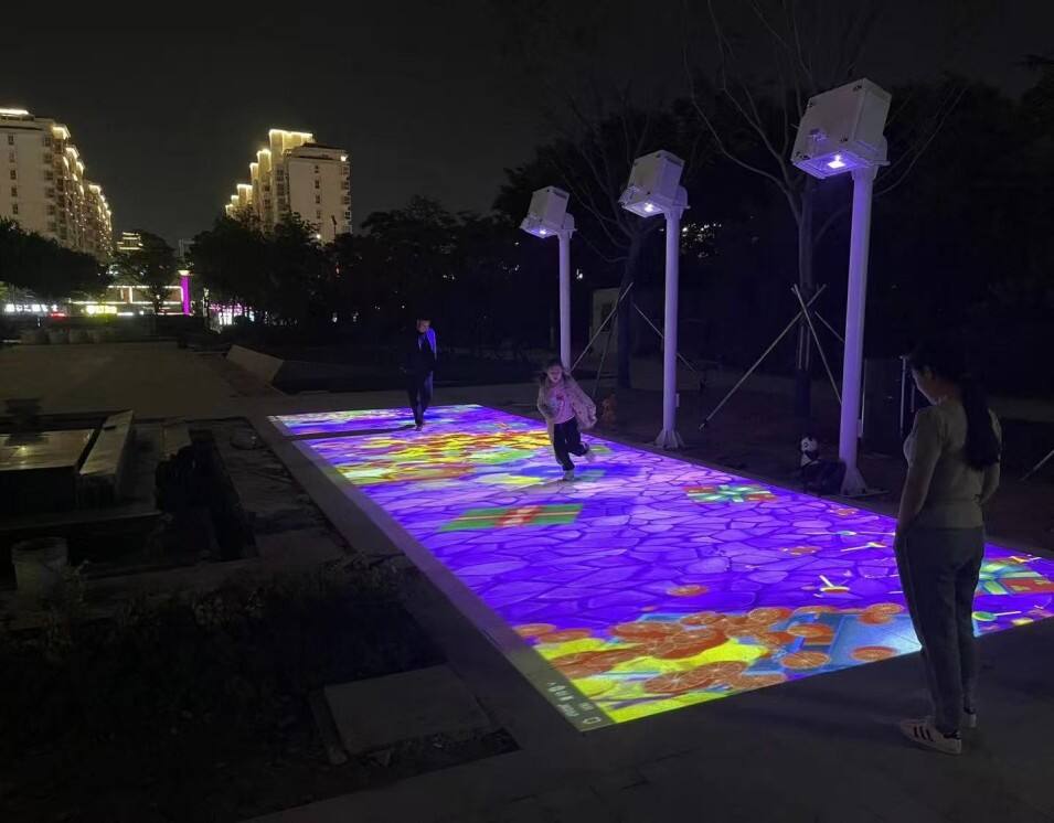 5000 Lumen Wind Cooling Ground Projection