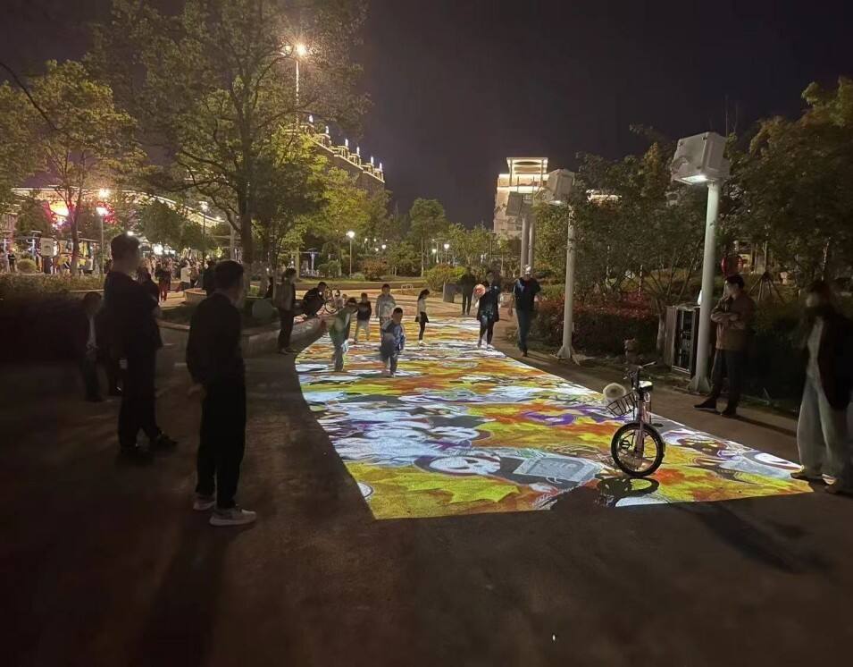 5000 Lumen Wind Cooling Ground Projection