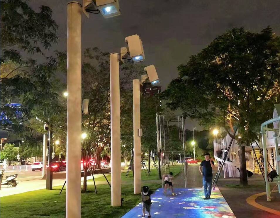 5000 Lumen Wind Cooling Ground Projection