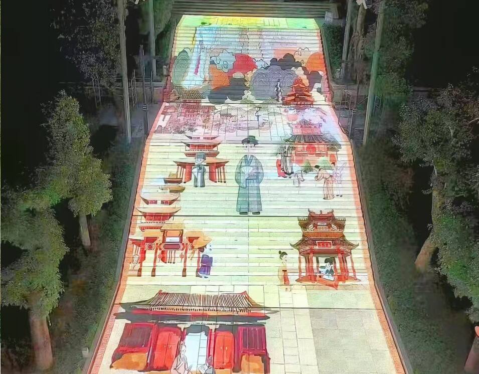 5000 Lumen Wind Cooling Ground Projection