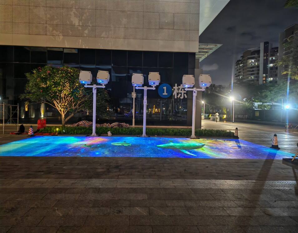 5000 Lumen Wind Cooling Ground Projection