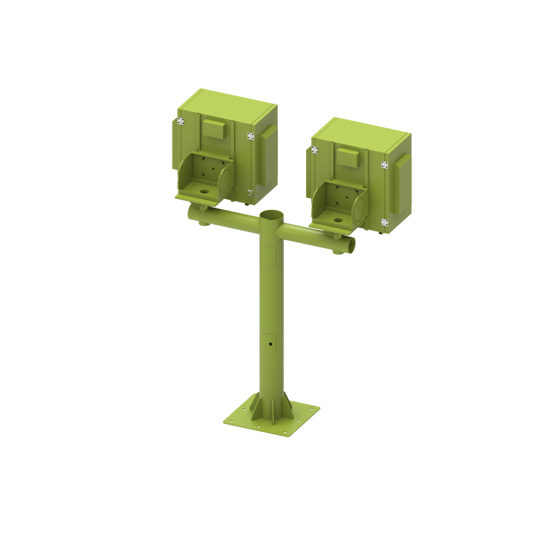 Waterproof Dustproof Climate-Controlled for Nighttime Projection Shows Smart Outdoor Projector Enclosure