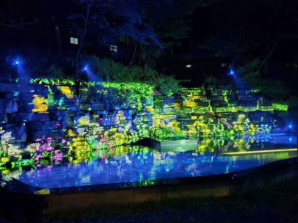 5000 Lumen Wind Cooling Ground Projection