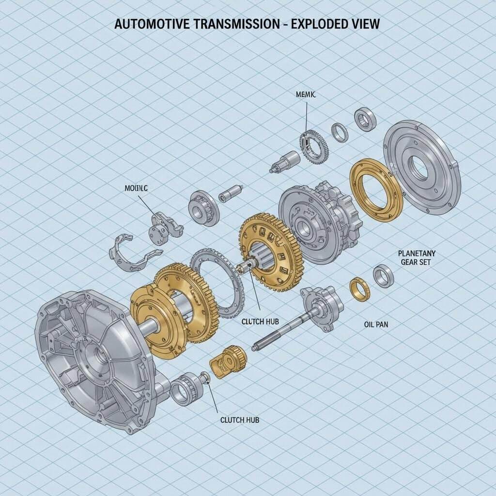 Stansning af transmissionkomponenter: Præcision til produktion i store serier