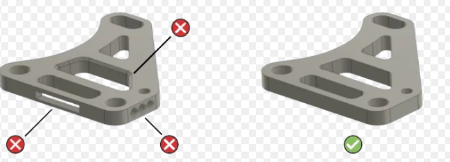 various laser cut bracket configurations for different mounting applications