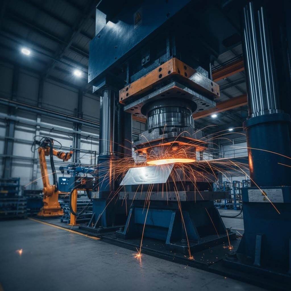 Výrobní proces tváření kovů odhalen: Od surového plechu ke hotovému dílu