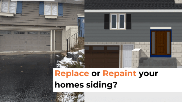 assessing whether metal siding needs paint repair or replacement