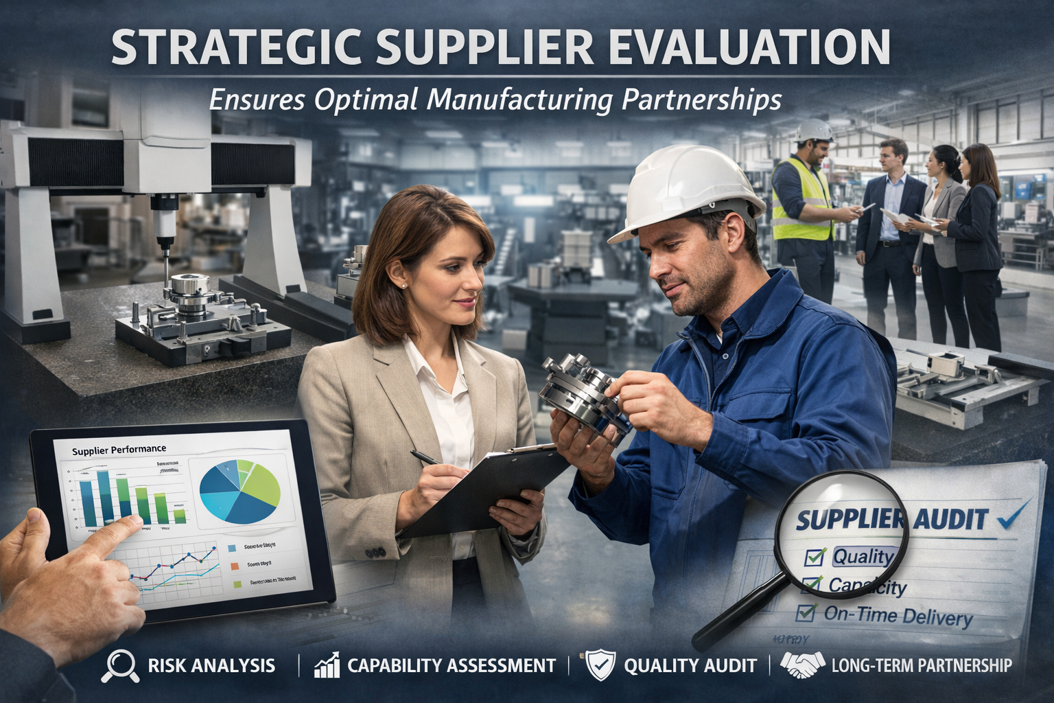 strategic supplier evaluation ensures optimal manufacturing partnerships
