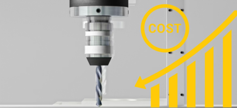 machine time and material removal drive cnc machining costs