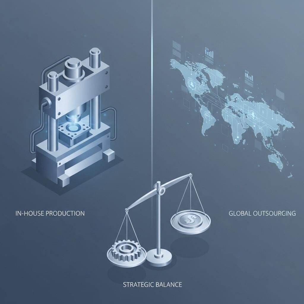 Metalo štampavimo outsourcingo privalumai ir trūkumai: strateginis gamybos ar pirkimo vadovas