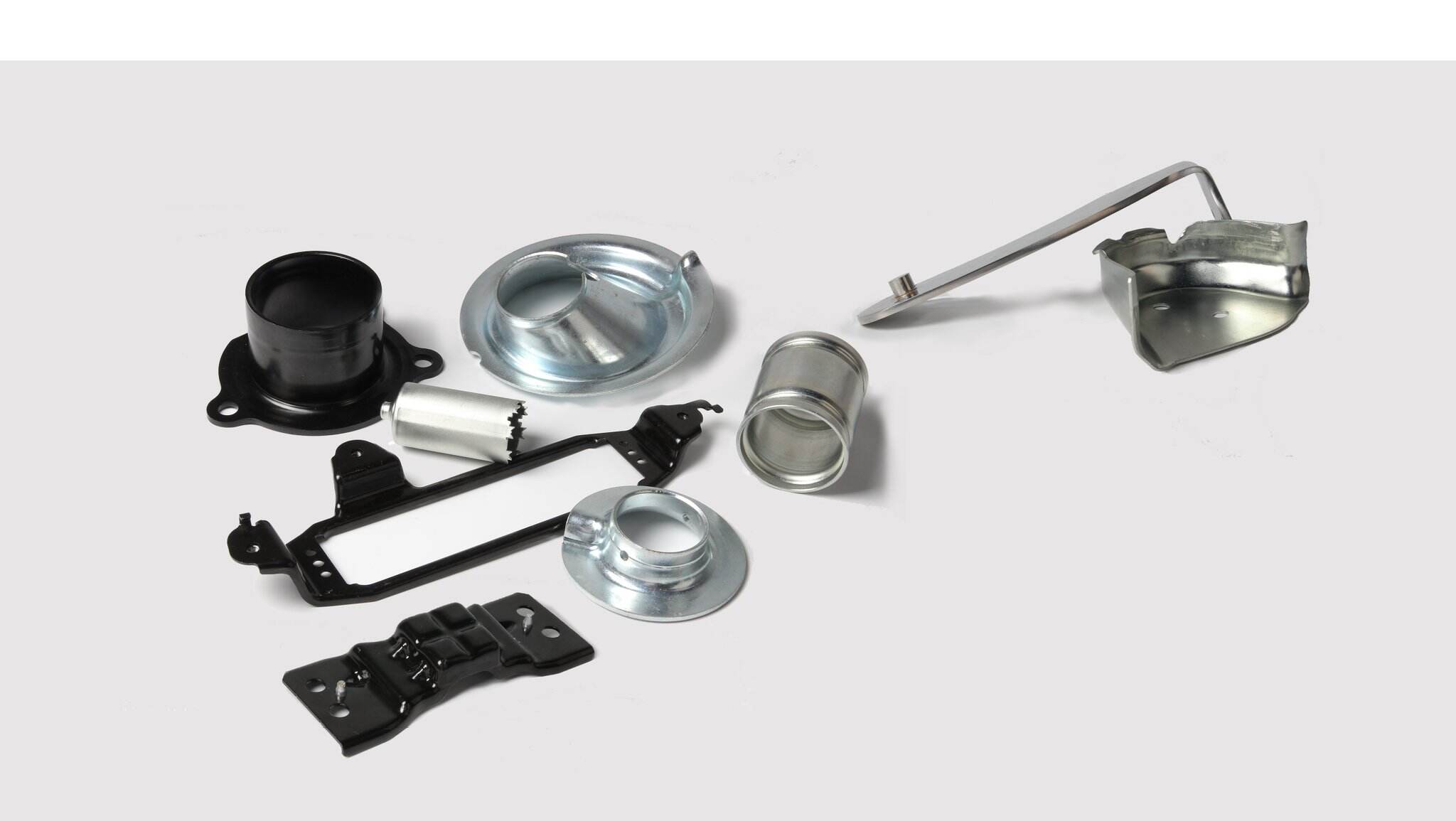 lightweight automotive components highlighting steel and aluminum use