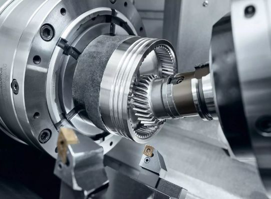 precision quality control inspection station with measuring instruments for cnc machined parts