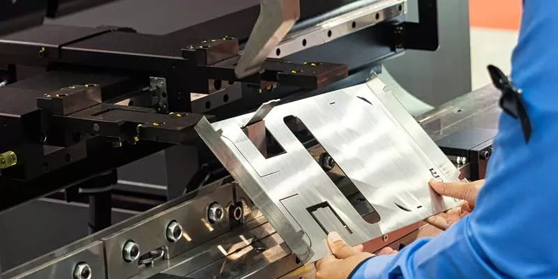 sheet metal transformation through cutting bending welding and finishing stages