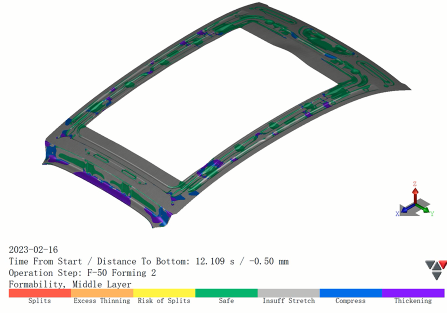 CAE Analysis of Sunroof Moulding