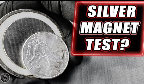 silver toned items can react differently to a magnet