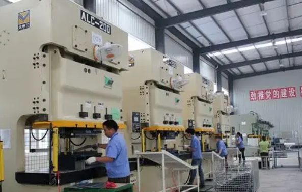 professional sheet metal bending facility with organized production workflow