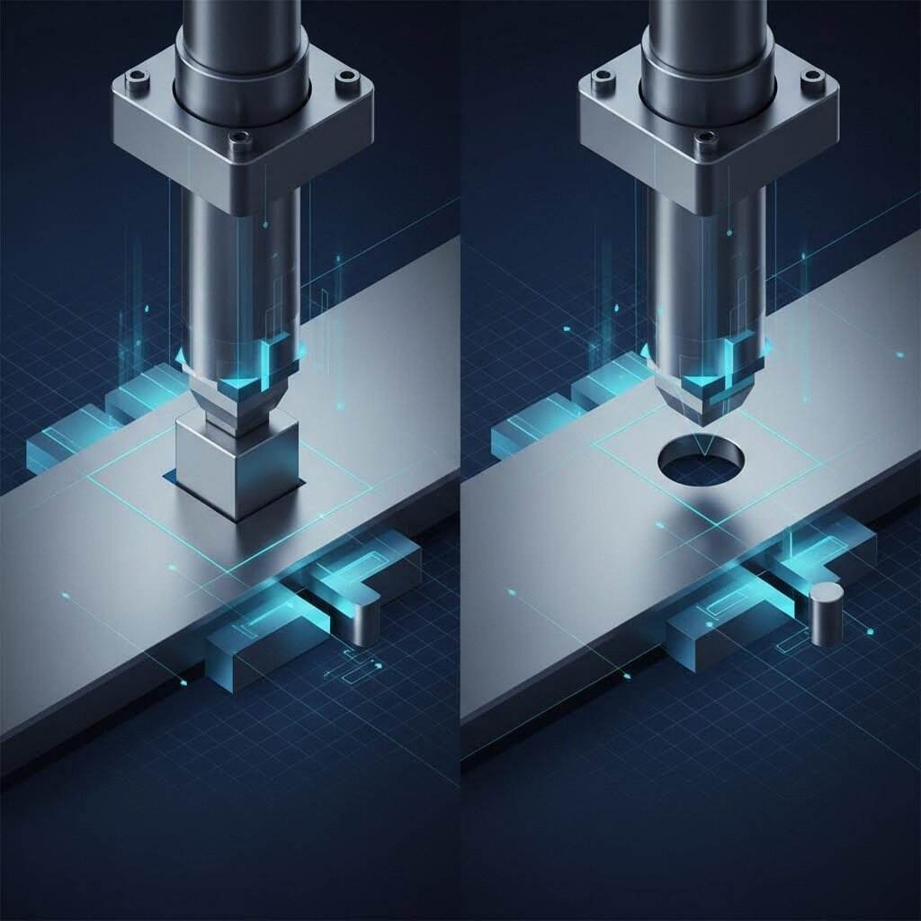 Blankstansning vs. gennemstansning i automobilstansning: Procesmekanik og værktøjsudformning