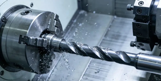 precision cnc machining operation producing custom metal components