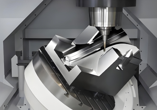 machined components with various surface finishing treatments