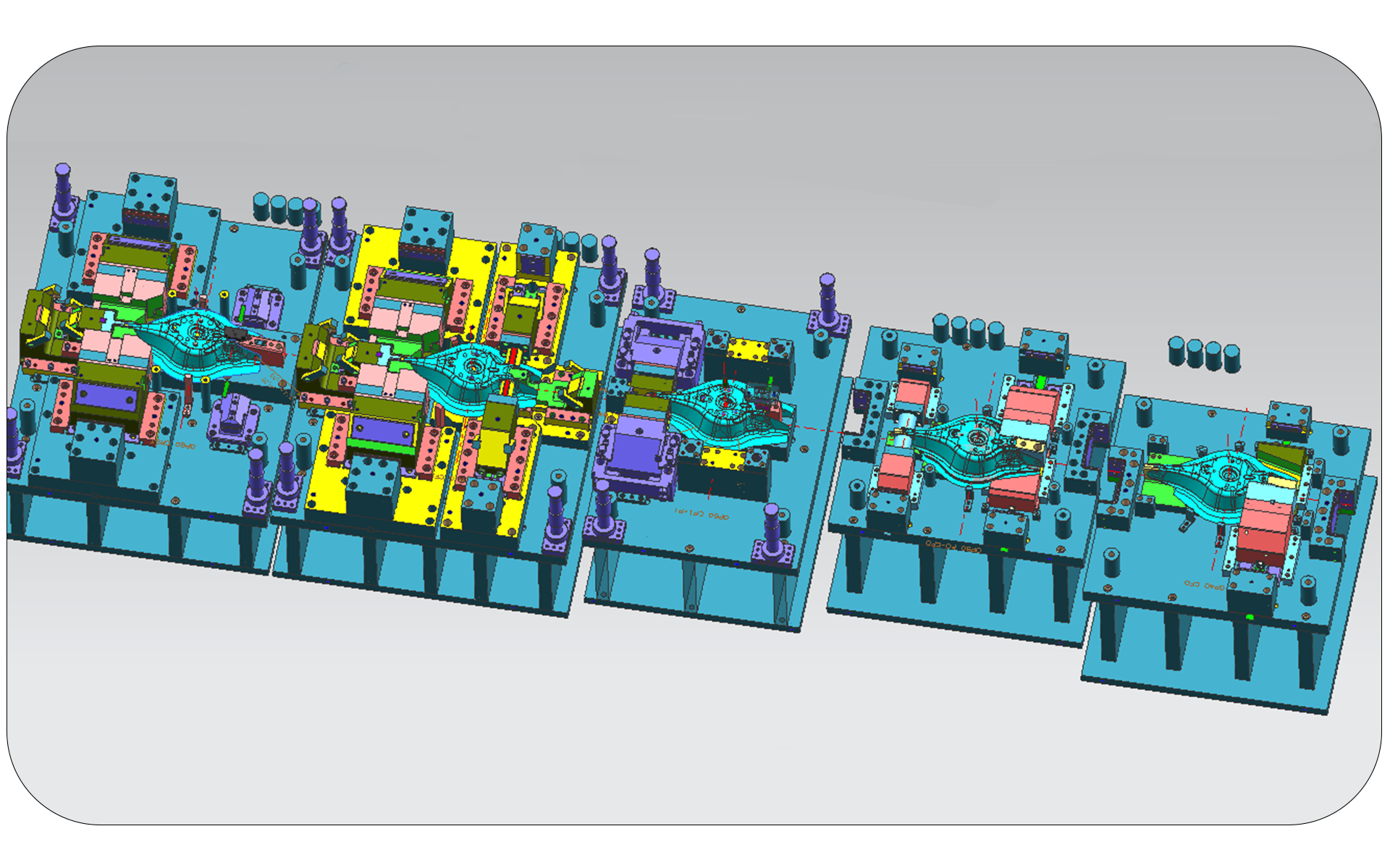 various metal materials and thicknesses suitable for progressive stamping applications