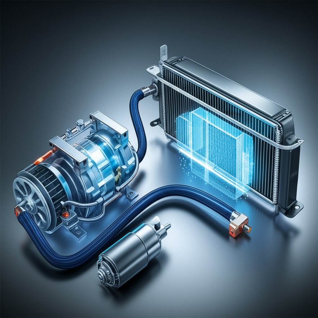 Automobilski klima dijelovi: od kompresora do isparivača