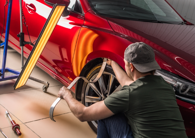 repair or replace a damaged aluminum automotive part