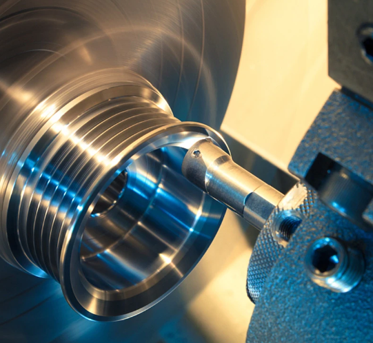 modern cnc machining center producing precision custom parts with advanced multi axis capabilities