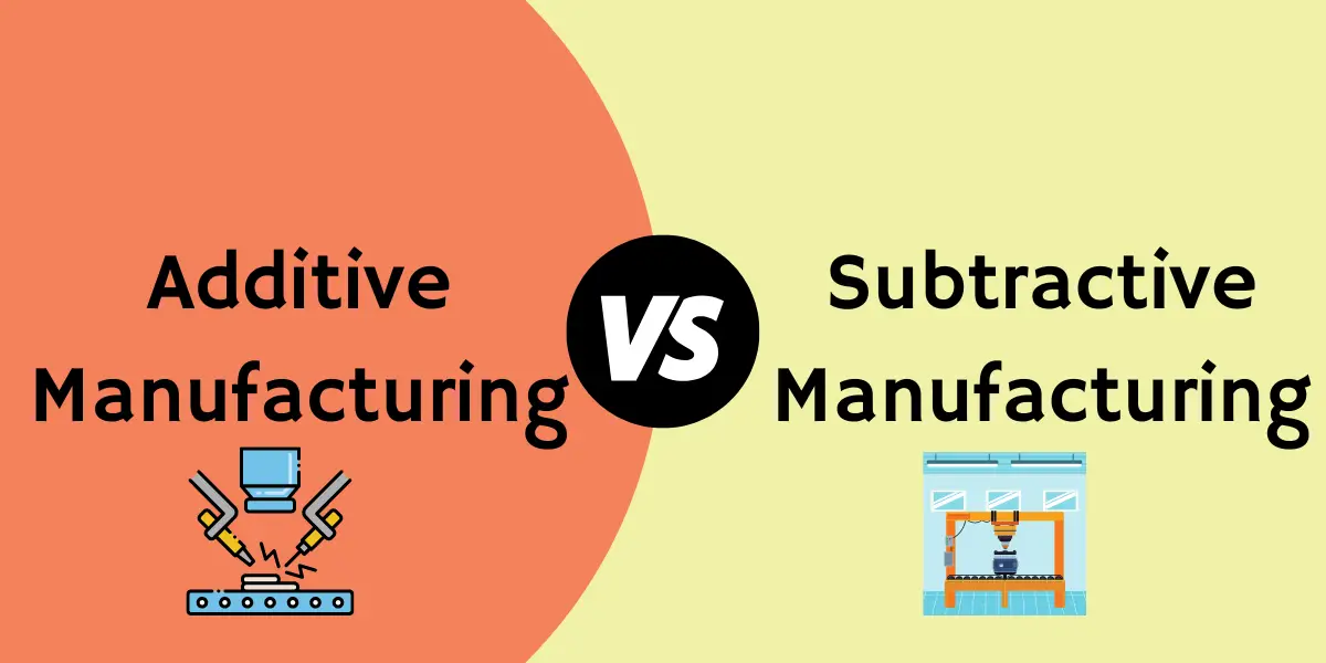 comparing subtractive machining with additive manufacturing approaches