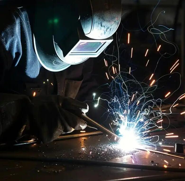 common welded joint shapes in a fabrication workshop