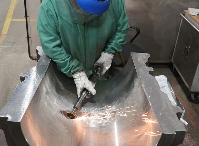 inspect the weld before choosing rework replacement or production support